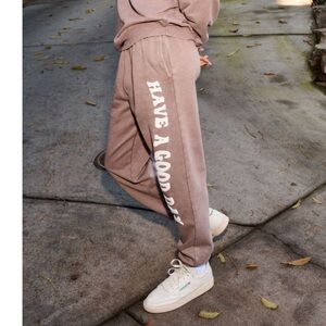 Garage, “have a good day” sweatpants, size medium, EUC